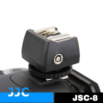 JJC JSC-8 pēdas adapteris ar PC sync un 3.5mm kontaktu