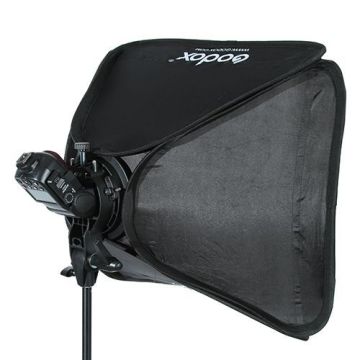 Godox S-Type zibspuldzes turētāja komplekts ar 80x80cm softbokssu