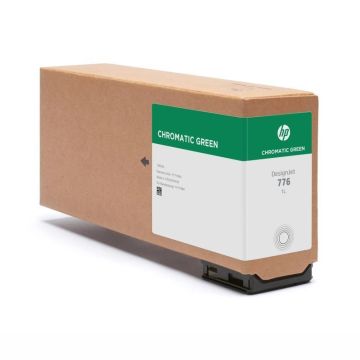 1l chromatická zelená inkoustová kazeta HP 776 Z9+ PRO