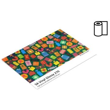 Fomei 106,7cm x 30,0m Fomeijet pašlīmējošs vinyl glossy 270g/m2 (0,13 + 0,14mm)