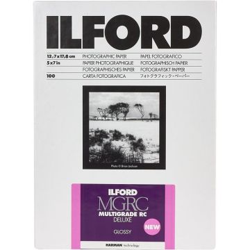 Ilford Multigrade RC Deluxe Glancēts 12.7x17.8cm 500