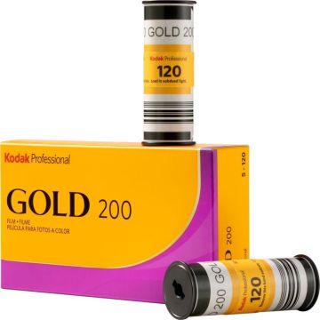 Kodak Professional Gold 200 120 filma 5 gab. komplekts