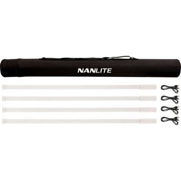 Kit Nanlite Pavotube T8-7X-4 Light kit & Pavobulb 10C 4 Bulb kit