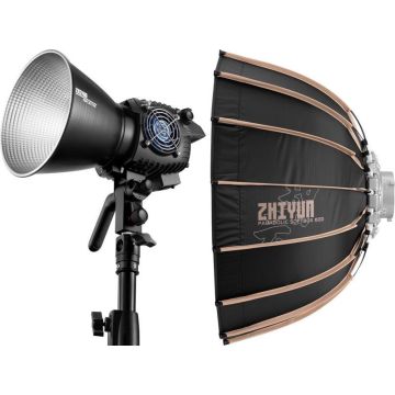 Zhiyun LED Molus B100 COB gaismas komplekts ar parabolisko softboksu 60cm (Bowens stiprinājums)