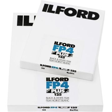 Ilford FP4 Plus 9x12 cm 25 loksnes filma