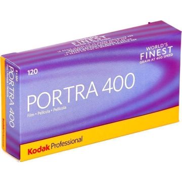 Kodak Portra 400 krāsainā foto filma 120 5 gab.