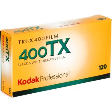 Kodak Tri-X 400TX melnbaltā foto filma 120 5 gab.