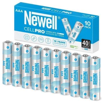 Newell CellPro AAA Alkalīnais Akumulators, Iepakojums no 10