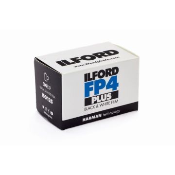 FP4 Plus 135/24 black and white negative film, ILFORD