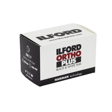 ORTHO PLUS 135/36, black and white film, ILFORD