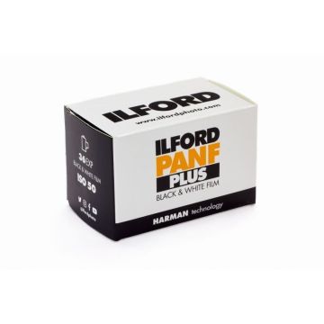 Pan F Plus  135/36 black and white negative film, ILFORD
