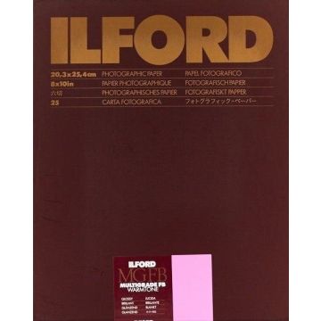 Ilford Multigrade Warmtone MGFBWT.1K melnbaltais foto papīrs 24x30cm, 10 loksnes