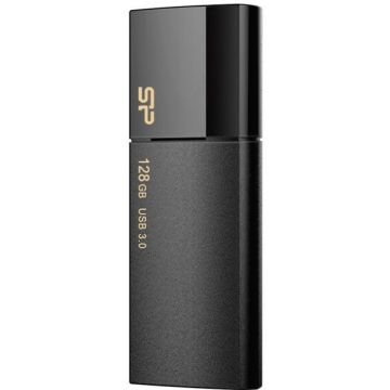 Silicon Power Fleša Disks 128GB Blaze B05 USB 3.0, melns