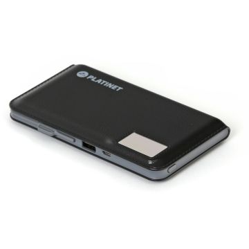 Platinet Barošanas Banka Āda 12000mAh LCD 2.1A Li-Po (43799)