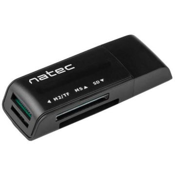 Natec atmiņas karšu lasītājs Mini ANT 3, melns