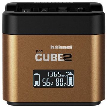 Hähnel ProCube 2 Twin lādētājs paredzēts Olympus