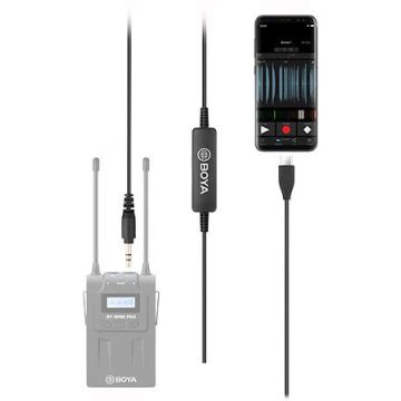 Boya kabelis 3,5mm - USB-C 35C-USB-C