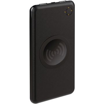 Platinet Jaudas Banka 10000mAh 2xUSB Bezvadu QI, Melns (44572)