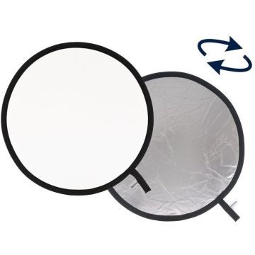 Manfrotto reflektors 50cm, sudrabs/balts (LA-2031)