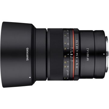 Samyang MF 85mm f/1.4 Nikon Z objektīvs