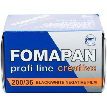 Foma Fomapan 200 135-36 melnbaltā foto filma