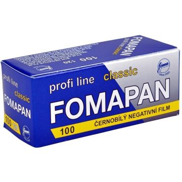 Foma Fomapan 100 120 melnbaltā foto filma