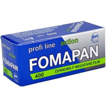 Foma Fomapan 400 120 melnbaltā foto filma