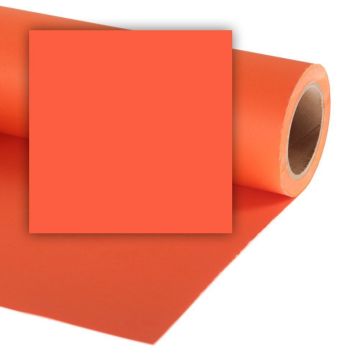 Colorama papīra fons 2,72 x 11 m Mandarin