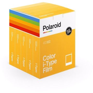 POLAROID krāsu filma I-TYPE 5 gab. iepakojums
