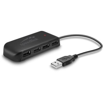 Speedlink USB centrmezgls Snappy Evo USB 2.0 7-portu (SL-140005-BK)