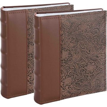 Albums B 10x15/200M Flower-4, brūns 2gab.