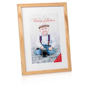 Fotogrāfijas rāmis Oak 21x29.7cm matnēts stikls