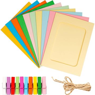 Fotogrāfijas rāmis Kraft papīrs 10x15cm 10gab.