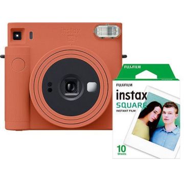 Fujifilm Instax Square SQ1, terrakota oranžs + filma