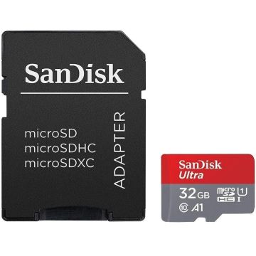 Sandisk atmiņas karte microSDHC 32GB Ultra 120MB/s A1 + adapteris