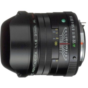 smc Pentax FA 31mm f/1.8 AL Limited, melns