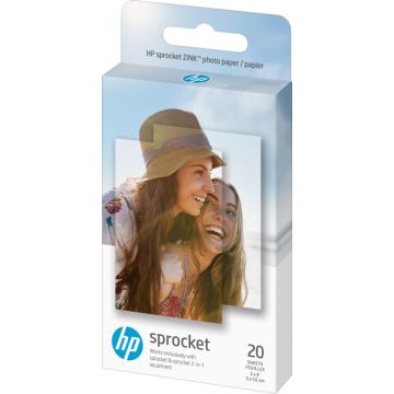 HP Sprocket Zink papīrs Luna 20 paciņš 2x3"