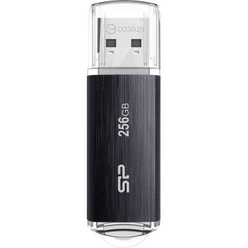 Silicon Power Zibatmiņa 256GB Blaze B02 USB 3.2, melna