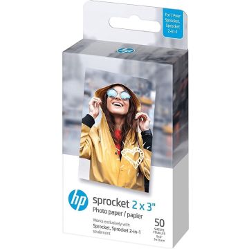HP Sprocket Zink papīrs Luna 50 gab. 2x3 collas