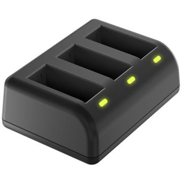 Newell SDC-USB trīs kanālu lādētājs AHDBT-901 akumulatoriem GoPro
