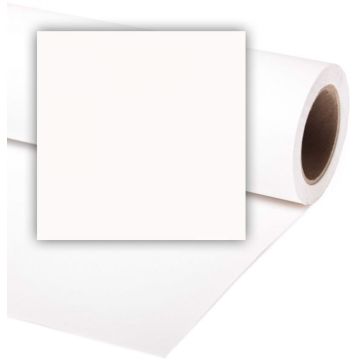 Colorama papīra fons 1,35 x 11 m Super White