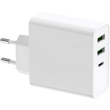 Platinet Lādētājs USB/USB-C 65 W (PLCUPD65W)