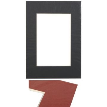 Passepartout 21x29.7, melns
