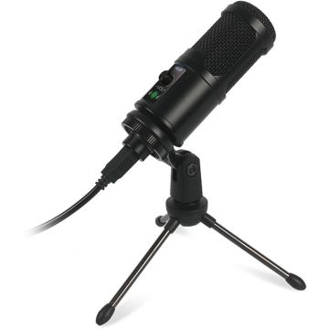 Omega mikrofons Varr Gaming Tube, melns (45589)
