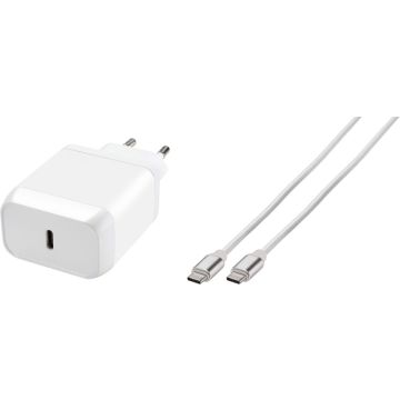 Vivanco lādētājs USB-C - USB-C 45W 1m (62400)