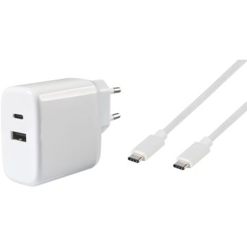 Vivanco lādētājs USB-C - USB-A 65W 1m (62773)