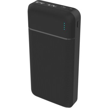 Platinet enerģijas banka 20000mAh PMPB20W706, melna