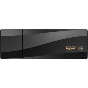 Silicon Power USB zibatmiņa 16GB Blaze B07 USB 3.2, melna