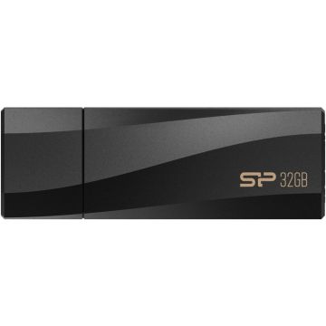 Silicon Power USB zibatmiņa 32GB Blaze B07 USB 3.2, melna