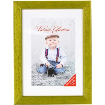 Fotogrāfiju rāmis Natura 15x21, gaiši zaļš